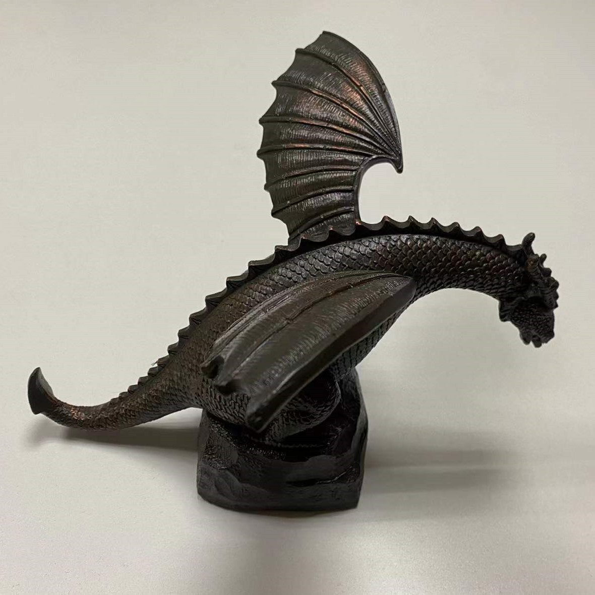 Bronze Fire-Breathing Dragon Fountain Sculpture (One Piece)