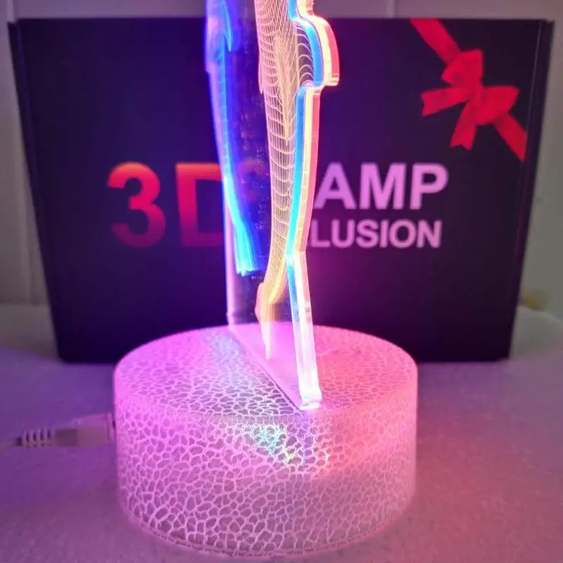 3D Illusion Dragon Lamp with Remote & Touch Control
