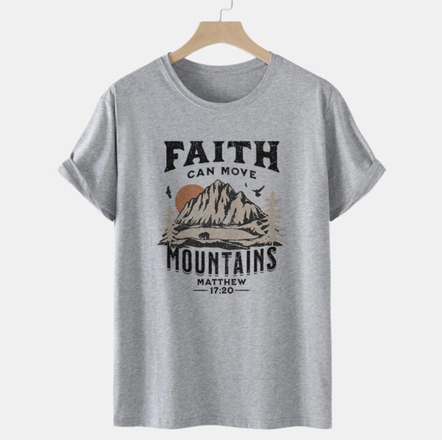 Matthew 17:20 — Bible Verse T-Shirt