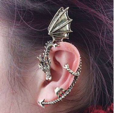 Dragon Shaped Earrings and Dragon Ear Hangings