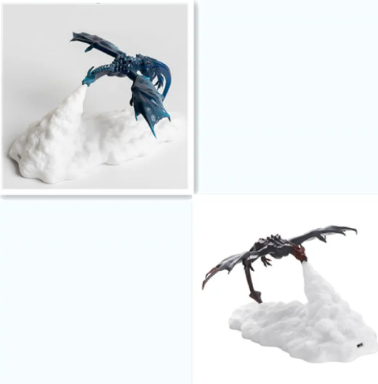 3D Printed LED Dragon Lamp