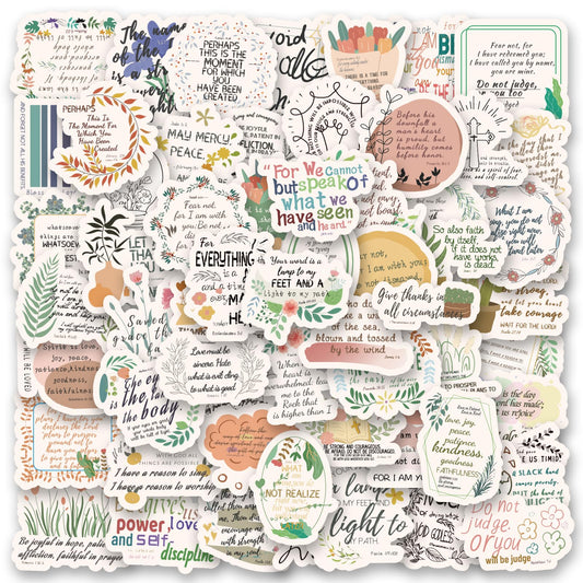 Bible Verse Stickers — 100-Piece Set
