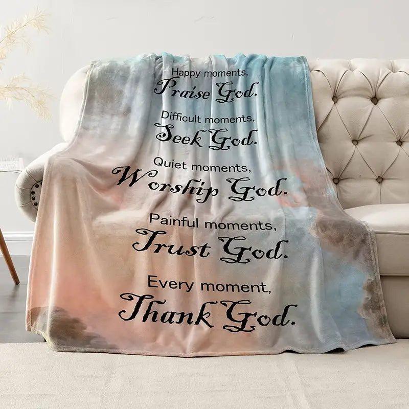 Bible Verse — Soft Plush Throw Blanket