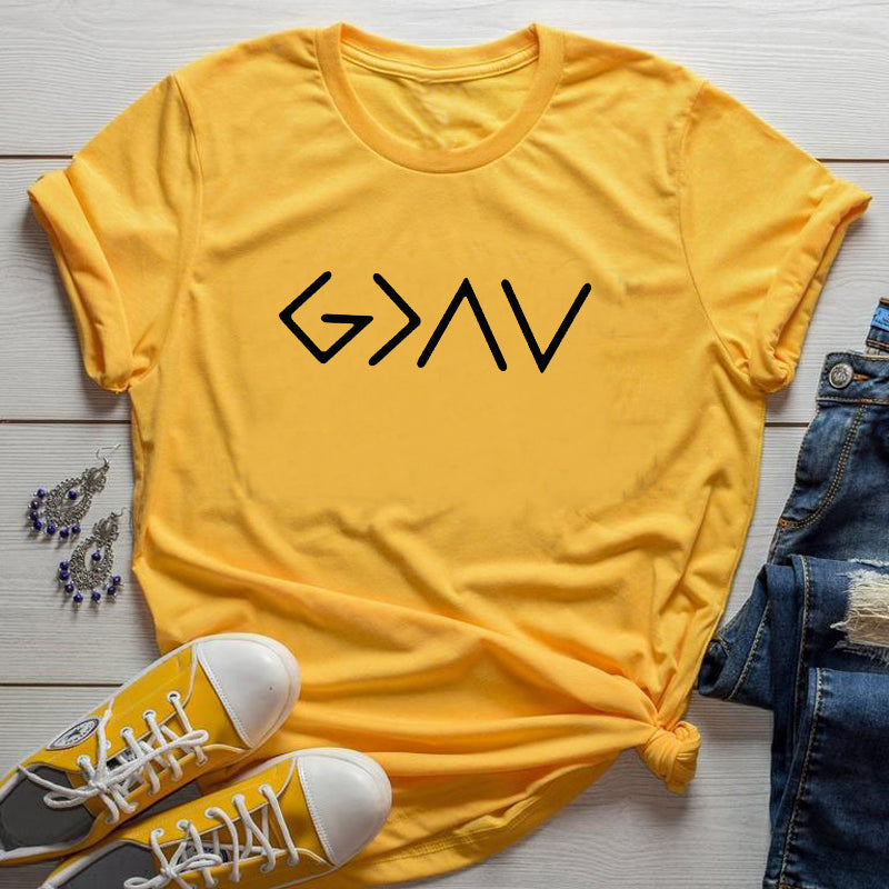 God Is Greater — Unisex Cotton T-Shirt