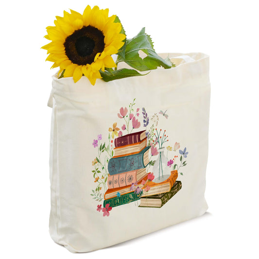 Floral Bible Verse — Canvas Tote Bag