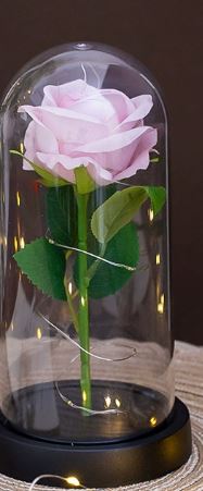 Enchanted LED Glass Rose Decoration