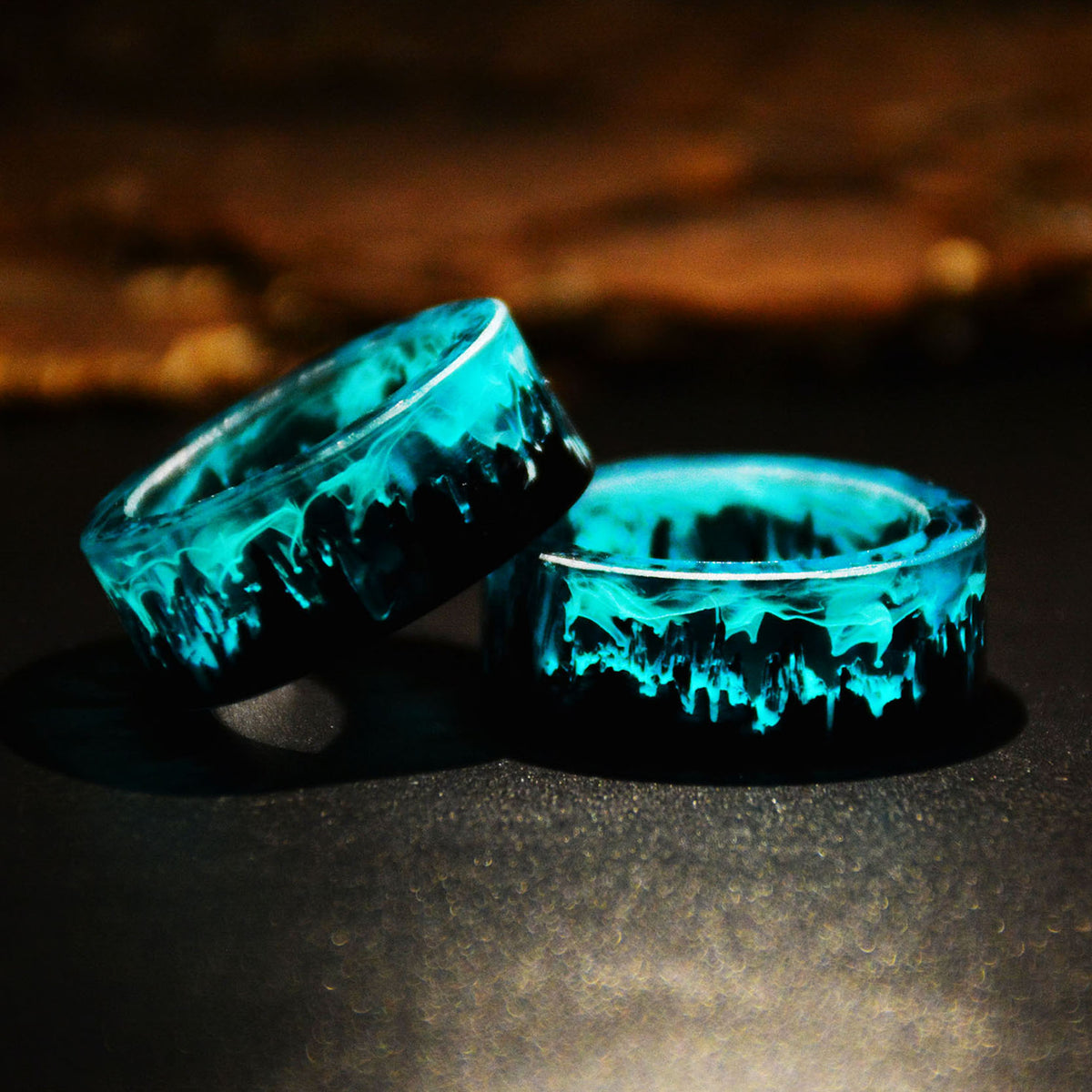 Blue Magical Forest DIY Resin Ring