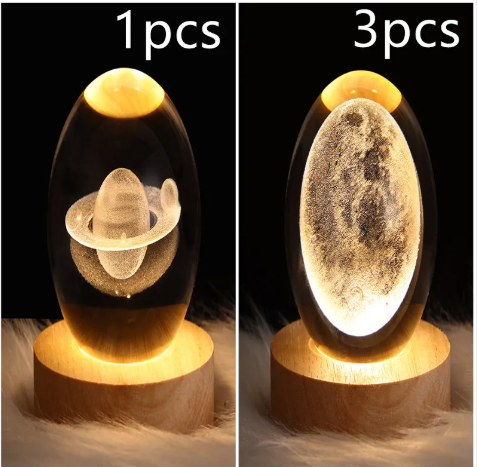 Galaxy Crystal Ball Lamp