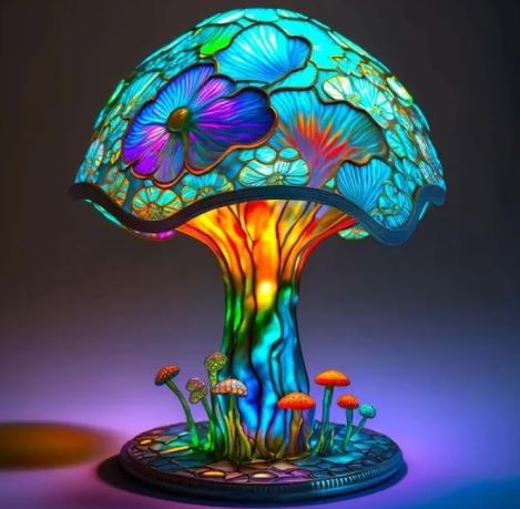 Magic Color Mushroom Lamp Decorations