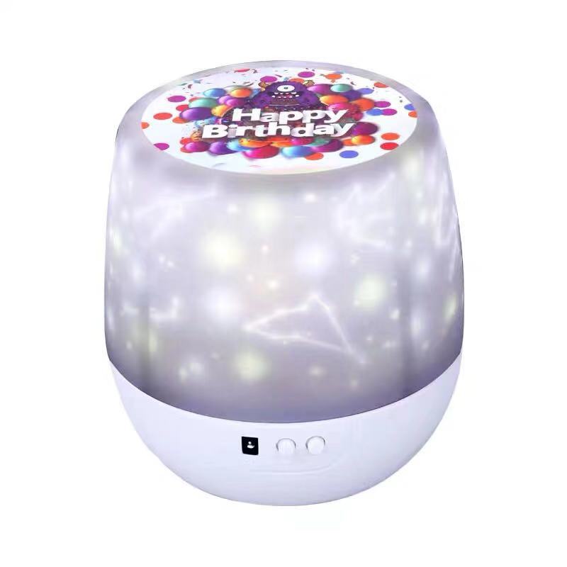 USB Rotating Star Projector Lamp for Romantic Gifts