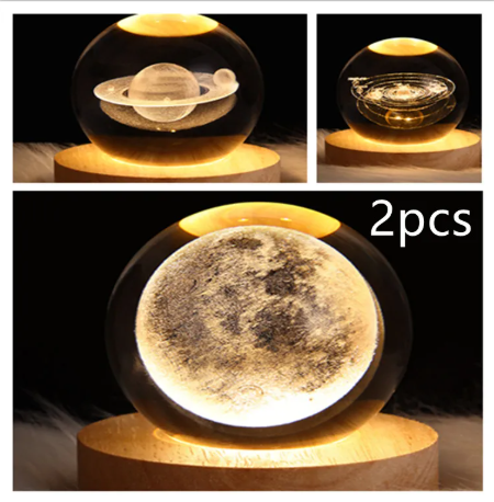 Galaxy Crystal Ball Lamp
