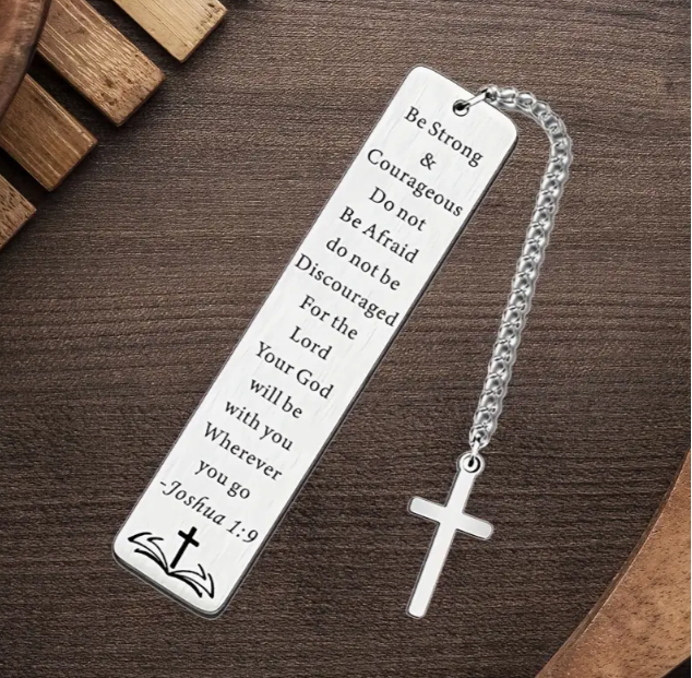 Family Bible Verse — Alloy Bookmark