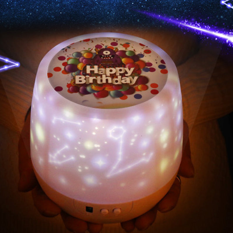 USB Rotating Star Projector Lamp for Romantic Gifts