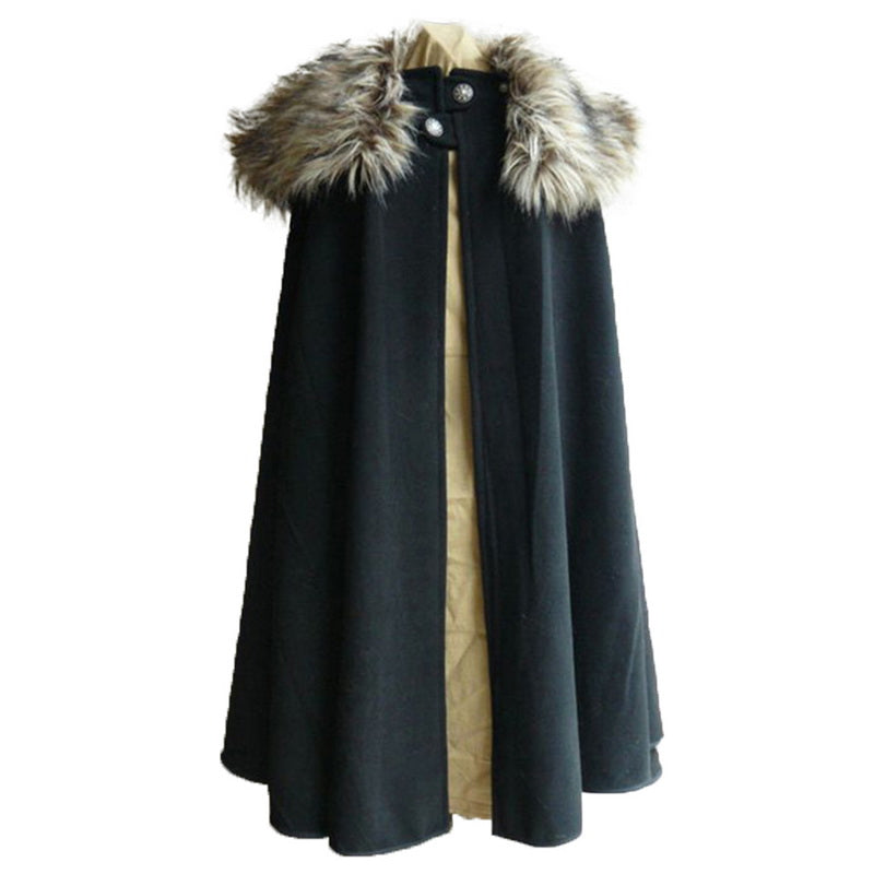 Renaissance Cloak with Fur Collar