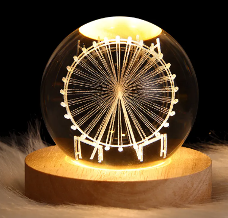 Galaxy Crystal Ball Lamp