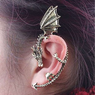 Dragon Shaped Earrings and Dragon Ear Hangings