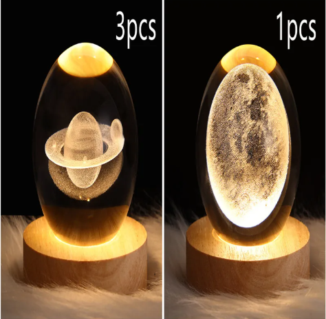 Galaxy Crystal Ball Lamp