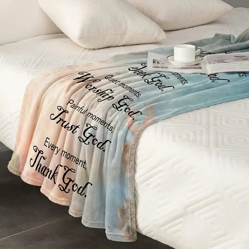 Bible Verse — Soft Plush Throw Blanket