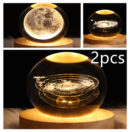 Galaxy Crystal Ball Lamp