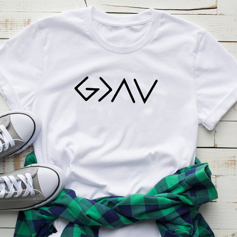 God Is Greater — Unisex Cotton T-Shirt