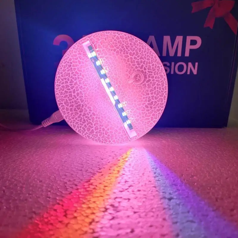 3D Illusion Dragon Lamp with Remote & Touch Control