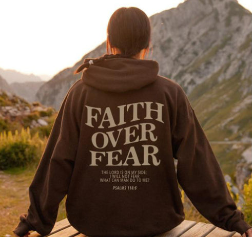 Faith Over Fear — Christian Sweatshirt