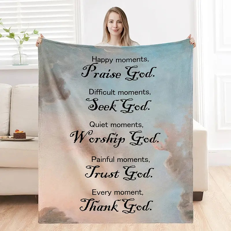 Bible Verse — Soft Plush Throw Blanket