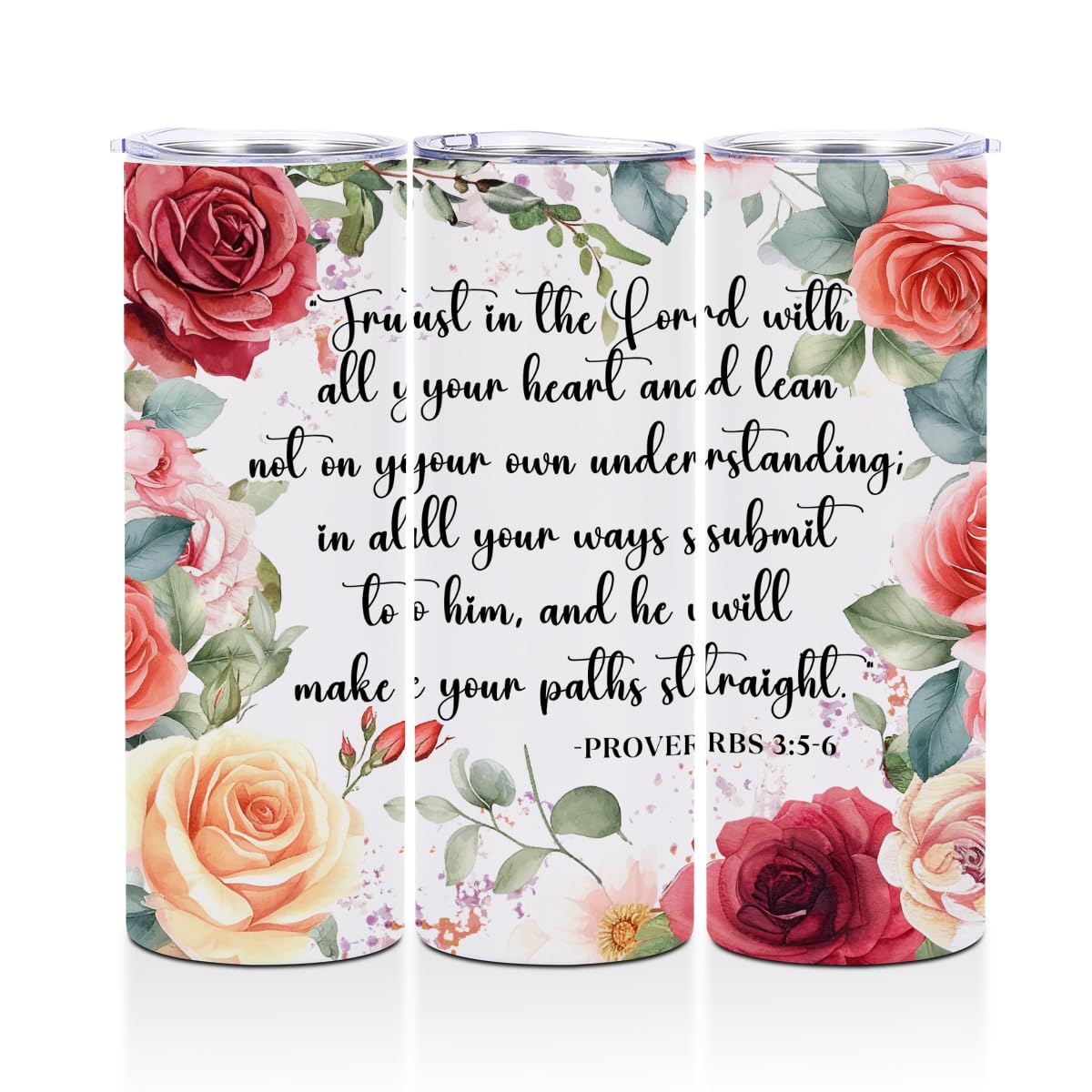 Christian Encouragement — Insulated Tumbler (20 oz)