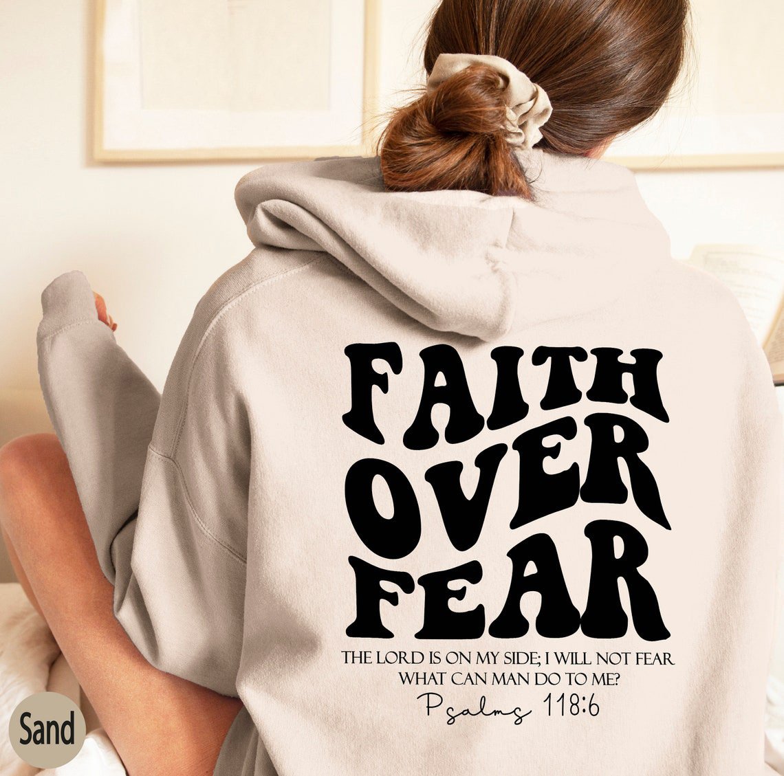 Faith Over Fear — Christian Sweatshirt