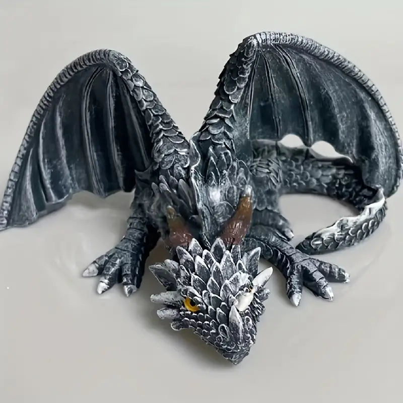Gothic Dragon Resin Sculpture for Indoor and Outdoor Decor