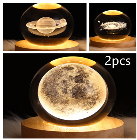 Galaxy Crystal Ball Lamp