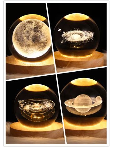 Galaxy Crystal Ball Lamp