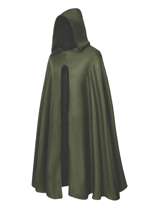 GOLDSTITCH Medieval Cloak Renaissance Hooded Vintage Cape Costume Deluxe Halloween Adult Cape Cloak